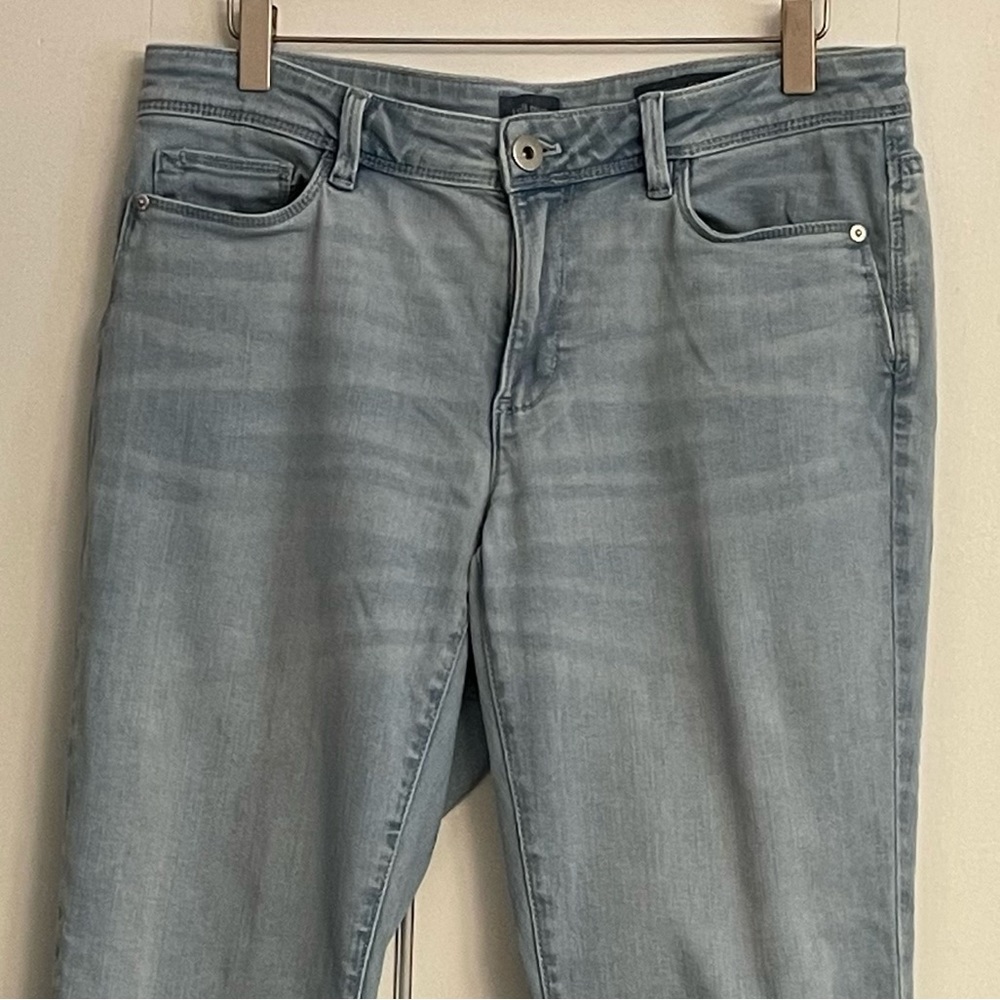 J.Jill Light Wash Denim Jeans Authentic Fit Slim Ankle Size 8